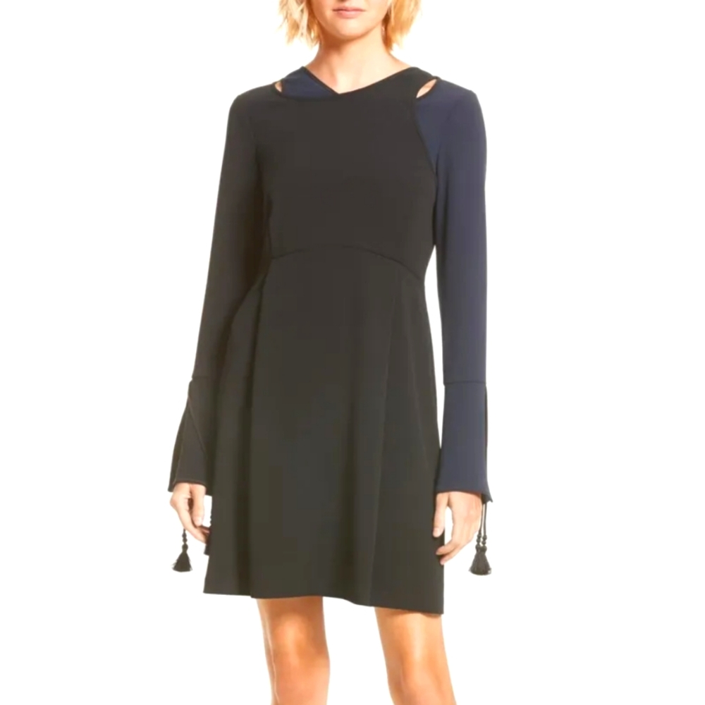 Derek Lam tassel bell sleeve dress